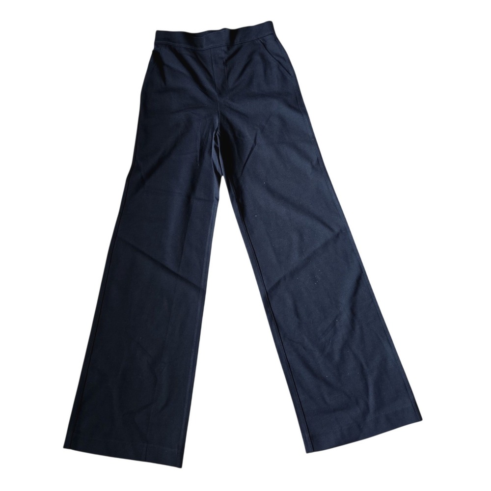 Popilush Black Wide Leg Shapewear Trousers High Waisted Dress Pants S NEW‎ - Picture 2 of 14